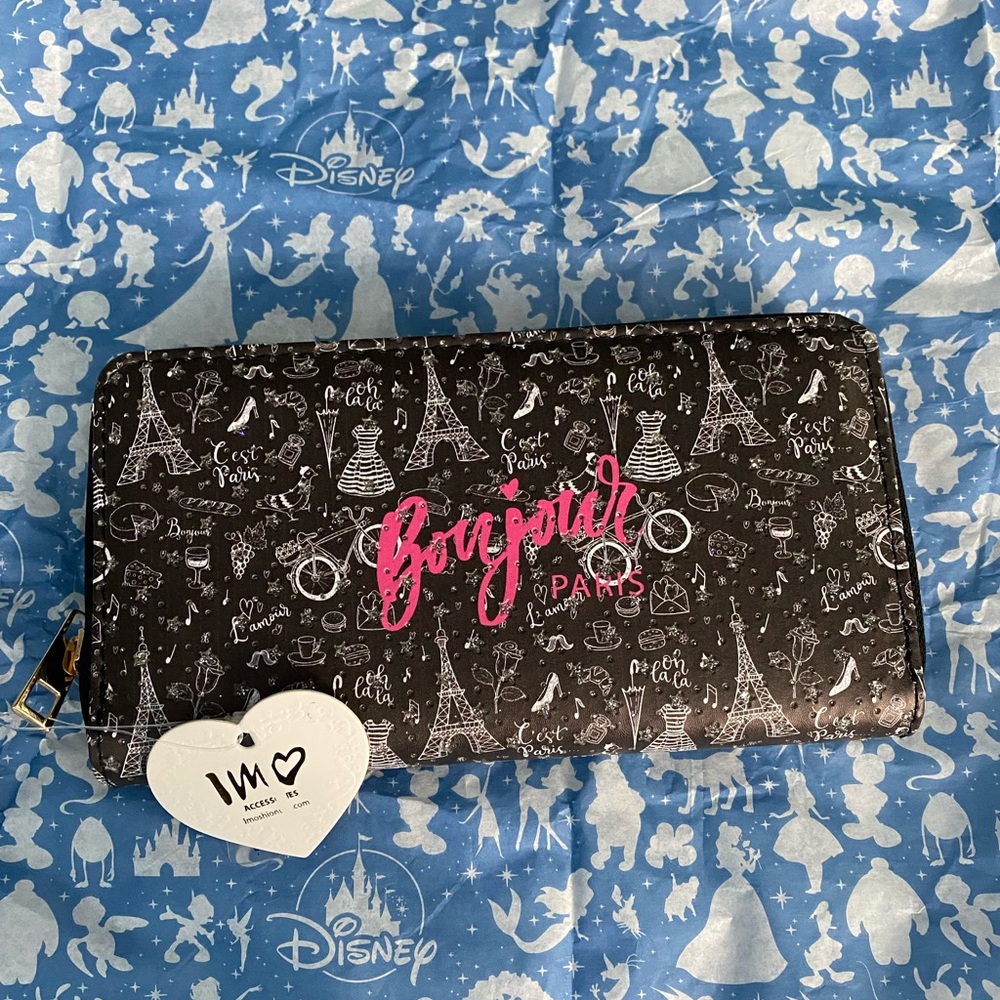 Paris Bonjour IMO Clutch Wallet 🇫🇷